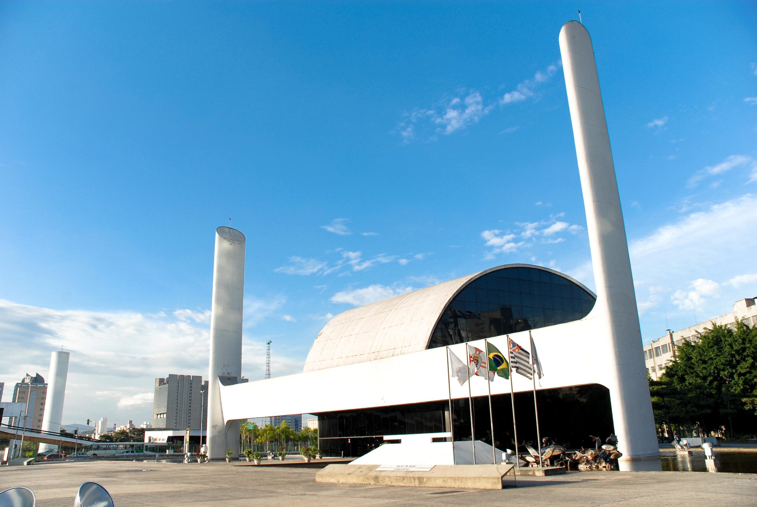Prédios do Memorial da América Latina, em São Paulo