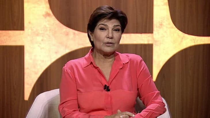 Cristiana Lôbo durante programa na Globo News