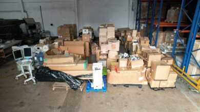 Alfândega de Santos apreende 7,3 toneladas de mercadorias em contêiner de Miami