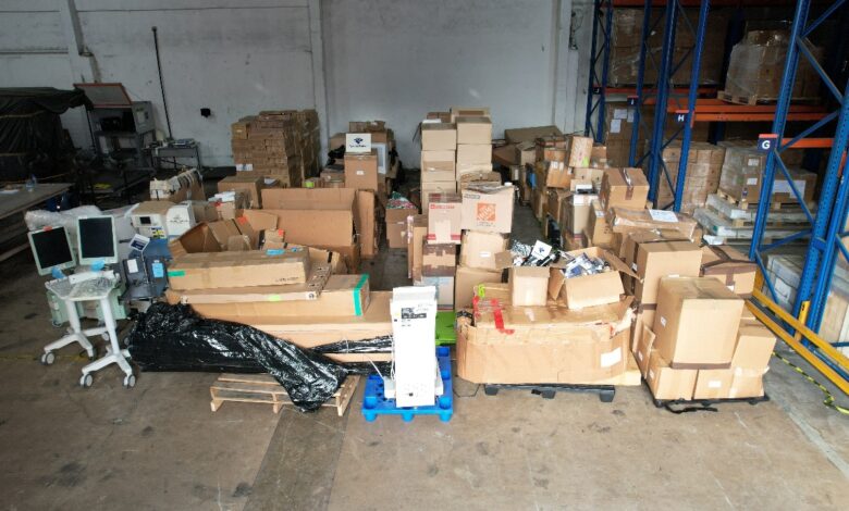 Alfândega de Santos apreende 7,3 toneladas de mercadorias em contêiner de Miami