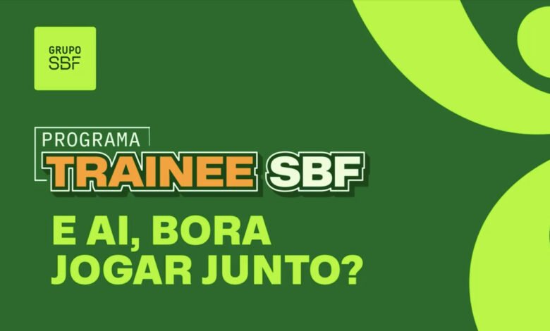 Grupo SBF abre inscrições para Programa de Trainee 2025