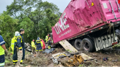 Equipe de remo morre em acidente entre van e caminhão em rodovia no Paraná