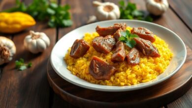 arroz-de-pato-delicioso-pronto-em--minutos-com-ingredientes-simples-e-sem-fogao