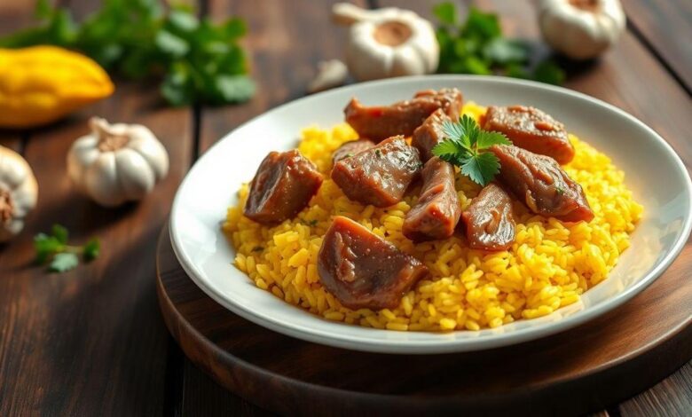 arroz-de-pato-delicioso-pronto-em--minutos-com-ingredientes-simples-e-sem-fogao