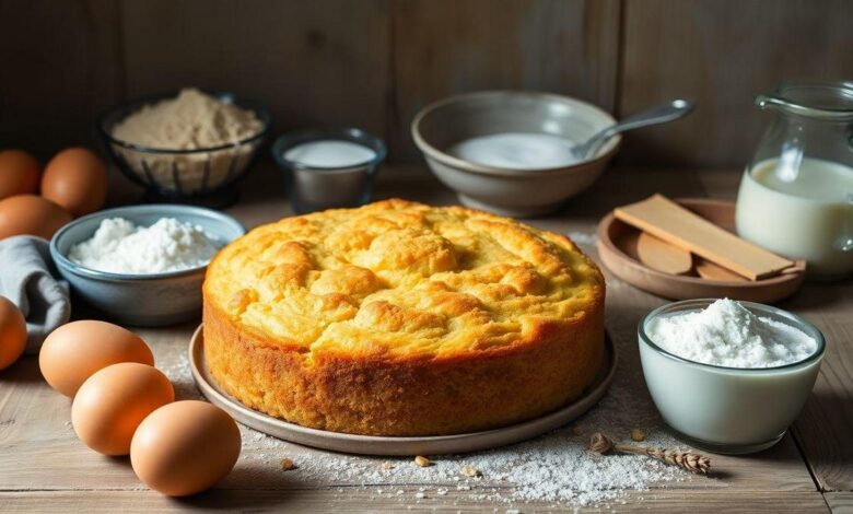 bolo-de-fuba-fofo-e-saboroso-pronto-em--minutos-com-apenas--ingredientes