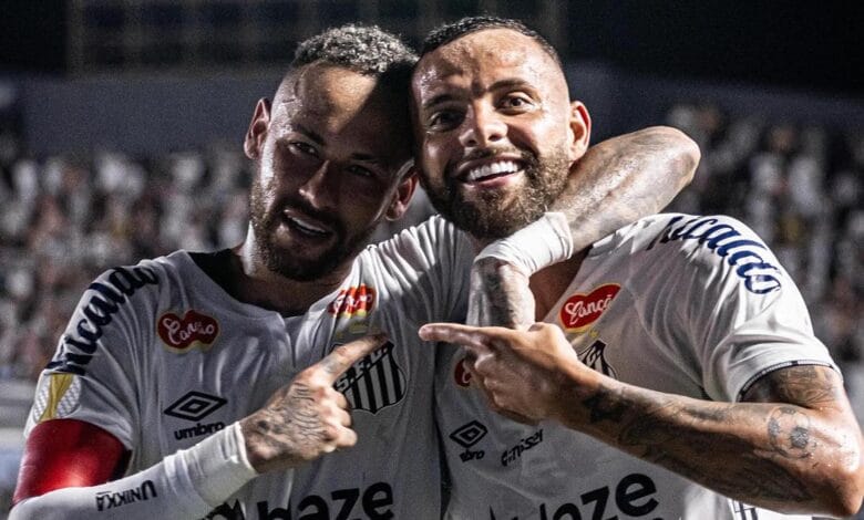 Neymar desencanta e Santos vence Água Santa por 3 a 1, se mantendo na briga por vaga
