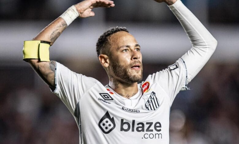 Reestreia de Neymar no Santos termina em empate contra o Botafogo-SP