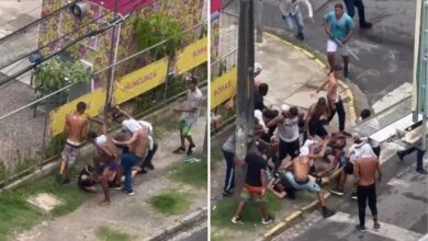 Torcedores do Sport e Santa Cruz se envolvem em confrontos violentos no Recife