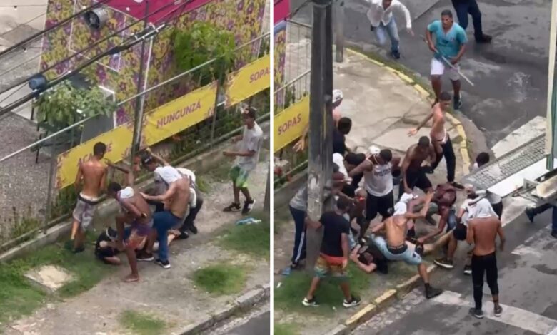 Torcedores do Sport e Santa Cruz se envolvem em confrontos violentos no Recife