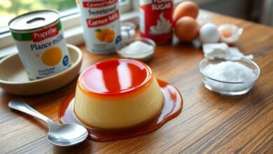 pudim-de-leite-condensado-cremoso-pronto-em--minutos-com-apenas--ingredientes