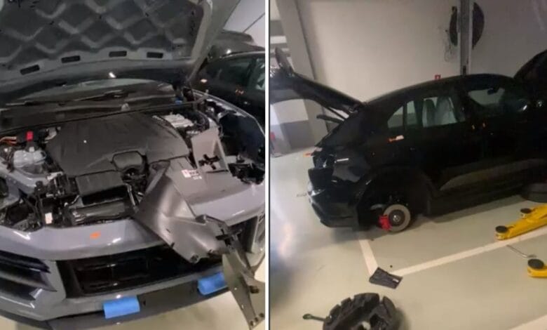 Bandidos invadem concessionária Porsche e levam peças de veículos de luxo em SP