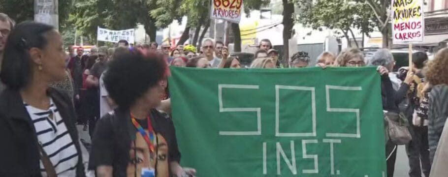 Protesto em SP: moradores se opõem à derrubada de 6 mil árvores no Butantan para obra em fábrica de vacinas