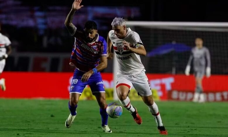 Atacante sofre pênalti, mas para no goleiro, e Tricolor empata em 0 a 0 com o Fortaleza pela 7ª rodada do Brasileirão; equipe segue no G-8.