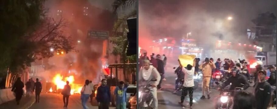 Protesto com fogo e bloqueios paralisa vias em Paraisópolis, na Zona Sul de São Paulo