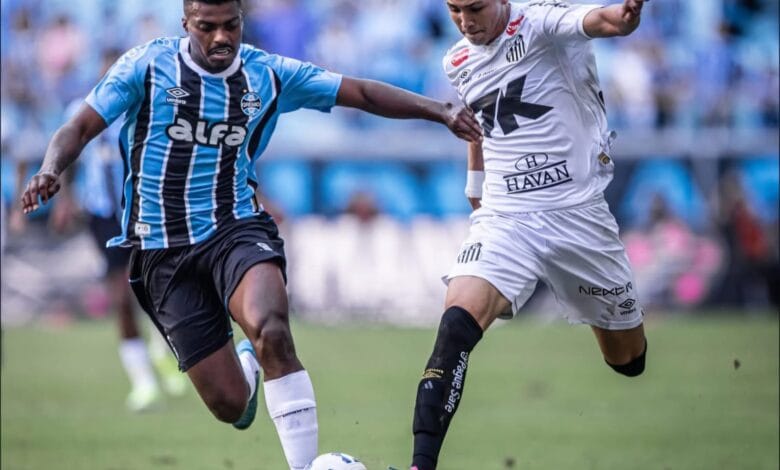 Santos Vacila no Fim, Perde para o Grêmio e Afunda na Zona de Rebaixamento