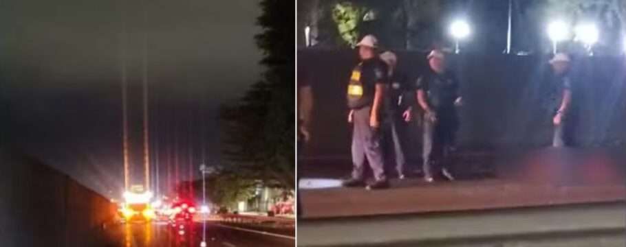 Homem é atropelado por diversos veículos ao tentar atravessar rodovia em Guarujá (SP)