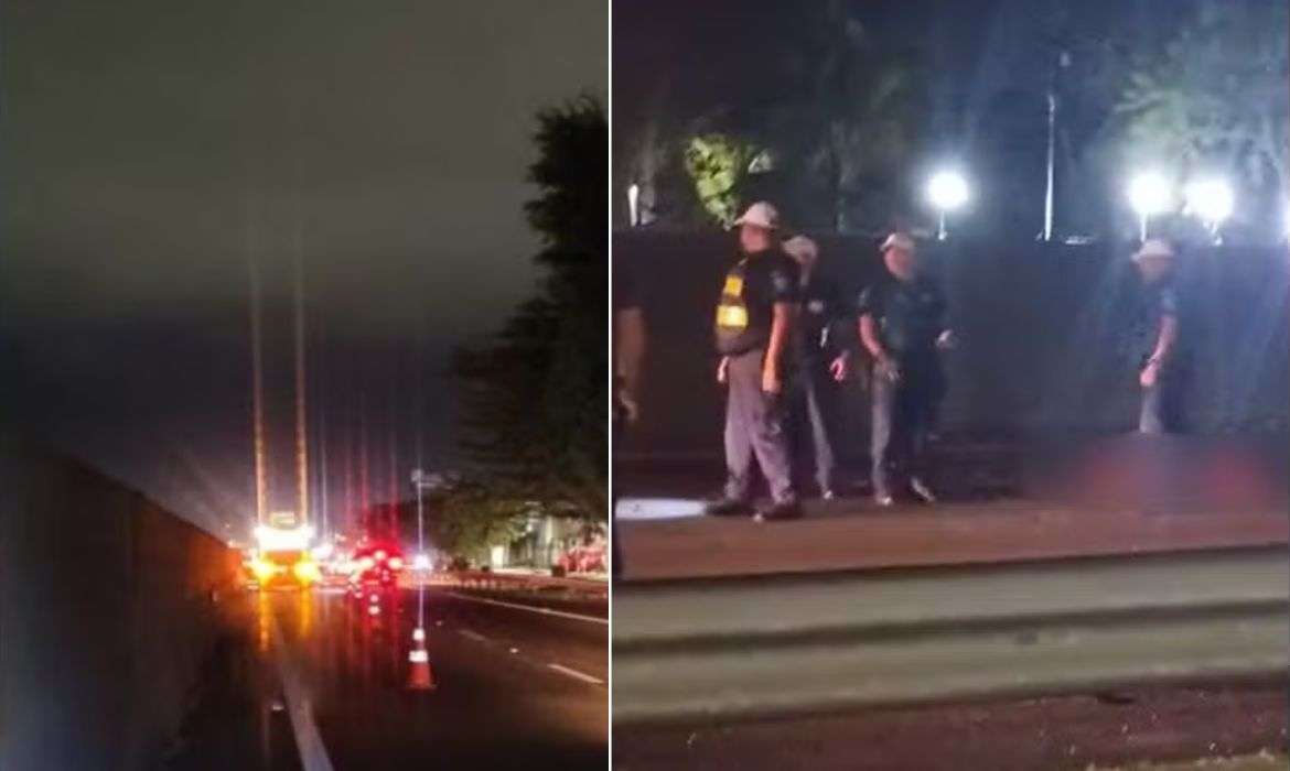 Homem é atropelado por diversos veículos ao tentar atravessar rodovia em Guarujá (SP)
