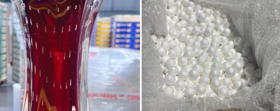 Receita apreende cocaína oculta em bolinhas de isopor no Aeroporto de Guarulhos