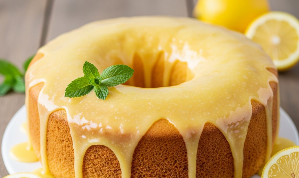 Bolo de limão simples e fofo: perfeito para o café da tarde