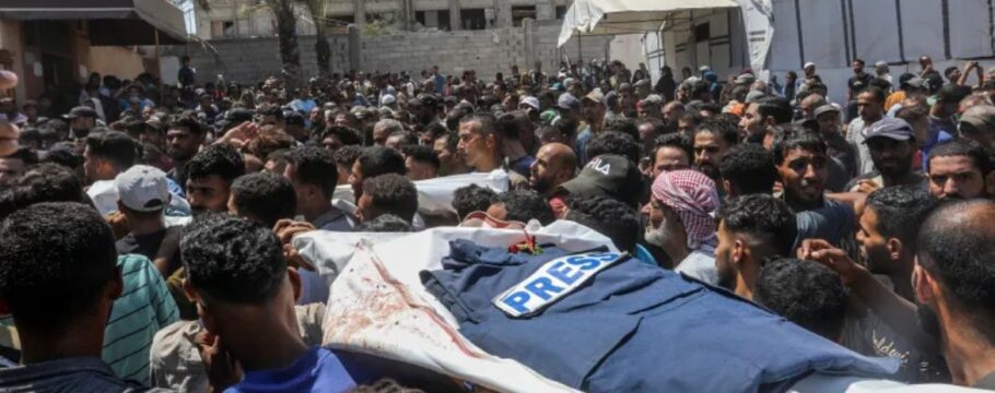 Jornalistas morrem em bombardeio israelense a hospital de Gaza