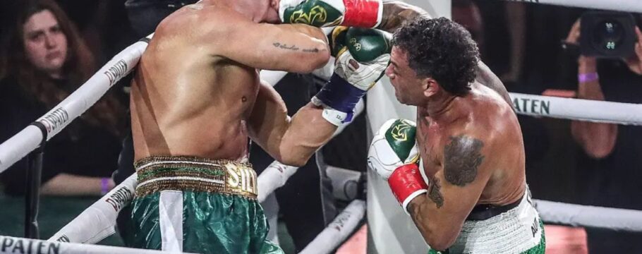 Luta entre Popó e Wanderlei acaba em briga generalizada no ringue