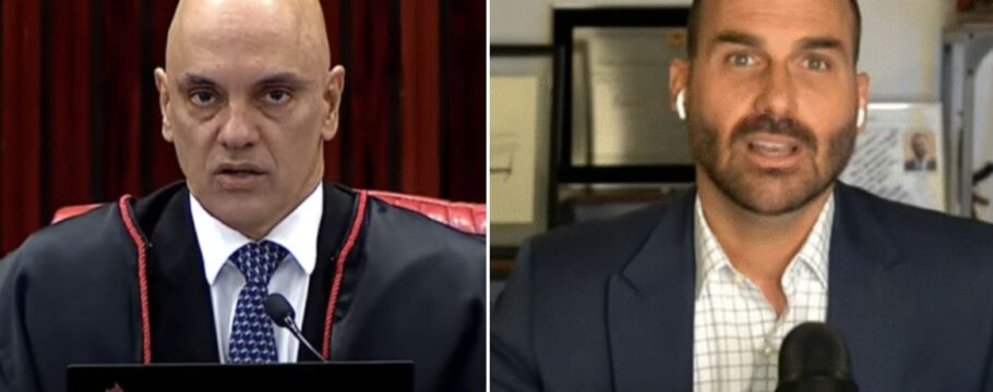 Moraes encaminha denúncia da PGR contra Eduardo Bolsonaro à Câmara