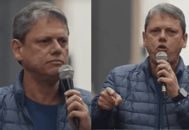 Tarcísio cobra votação da anistia e critica STF durante ato na Paulista