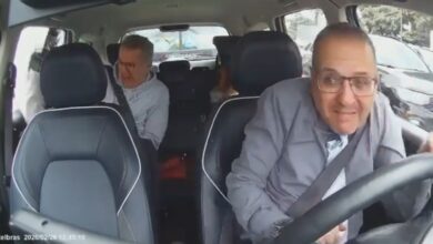 Tentativa de roubo em carro de aplicativo assusta casal no Centro de São Paulo