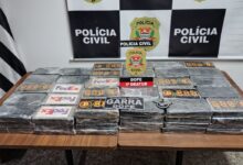 Polícia Civil apreende 118 kg de cocaína em carro de luxo perto do Aeroporto de Guarulhos
