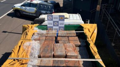 Ação policial intercepta caminhão com 1,4 tonelada de maconha no interior de SP
