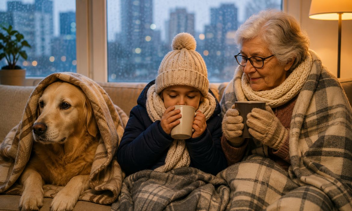 Frio em São Paulo: como proteger idosos, crianças e animais durante as baixas temperaturas