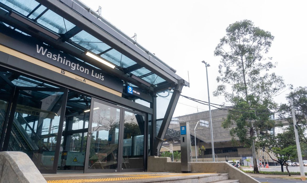 Linha 17-Ouro ganha estação Washington Luís e amplia ligação com Congonhas