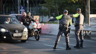 Polícia Militar reforça policiamento nas marginais Tietê e Pinheiros em São Paulo