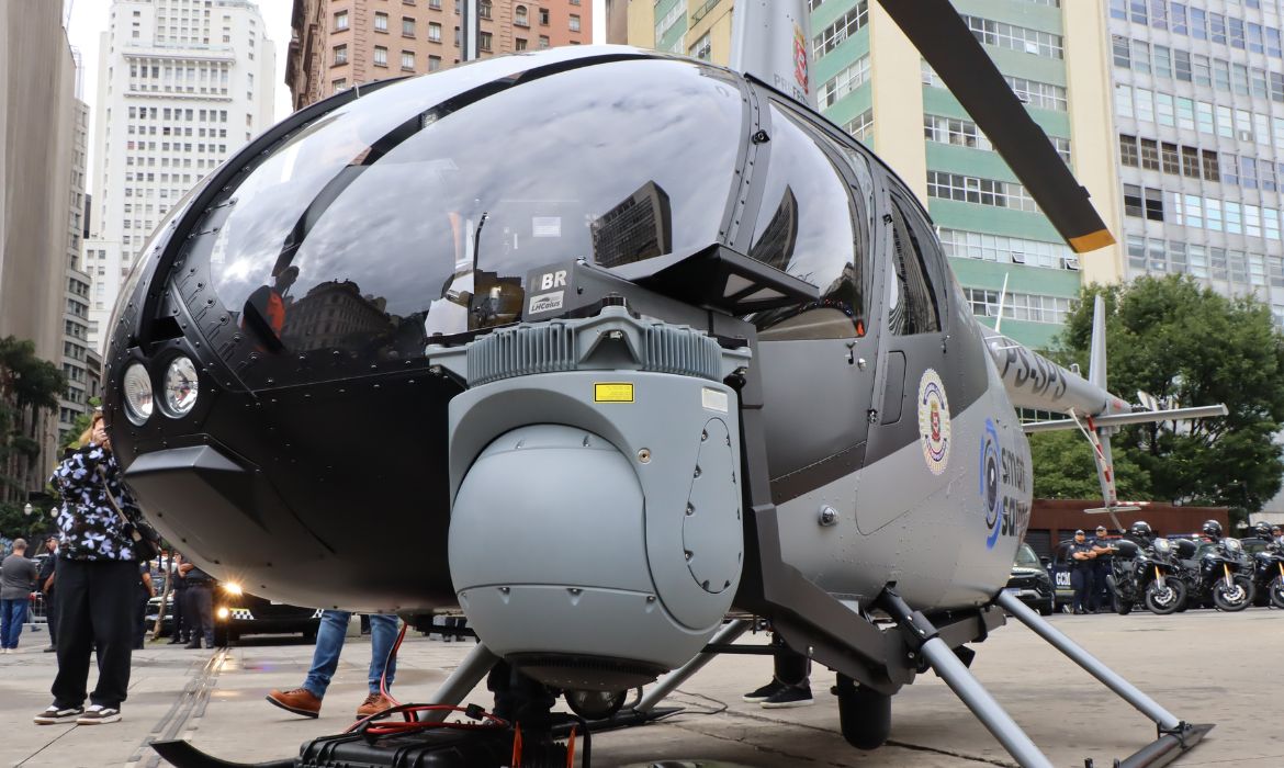 Prefeitura de SP anuncia helicptero inteligente com reconhecimento facial e leitura de placas
