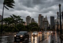 Sexta-feira será marcada por chuva, ventos fortes e temperaturas amenas em São Paulo