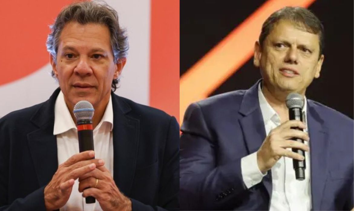 Novo Datafolha deve medir disputa entre Haddad e Tarcísio pelo governo de SP