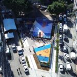 Praça do Triunfo na Rua dos Protestantes, no centro de São Paulo