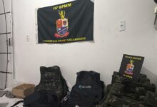 Polícia Militar encontra arsenal escondido em parede de imóvel em Paraisópolis