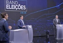 Tarcísio e Haddad trocam críticas em primeiro debate na Band