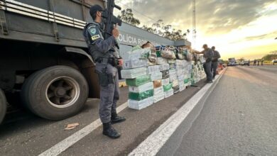 PM Rodoviária apreende quase 3 toneladas de maconha em caminhão no interior de SP