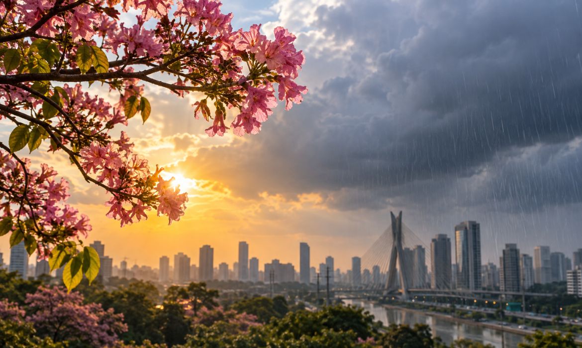 Primavera comea hoje com previso de mais chuva e episdios de calor em So Paulo