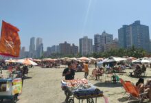 Calor leva paulistanos ao litoral e movimenta praias neste sábado