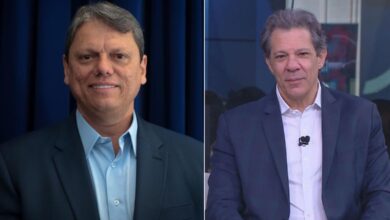 Datafolha: Tarcísio chega a 60% dos votos válidos em SP; Haddad tem 35%