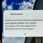 Defesa Civil emite 15 alertas durante madrugada de chuva em São Paulo nesta sexta (16)