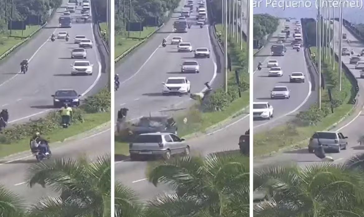 Jardineiro morre após ser atingido por carro que invadiu canteiro em Praia Grande