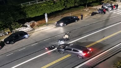 Motorista é preso após atingir moto com duas pessoas e fugir em Guarulhos