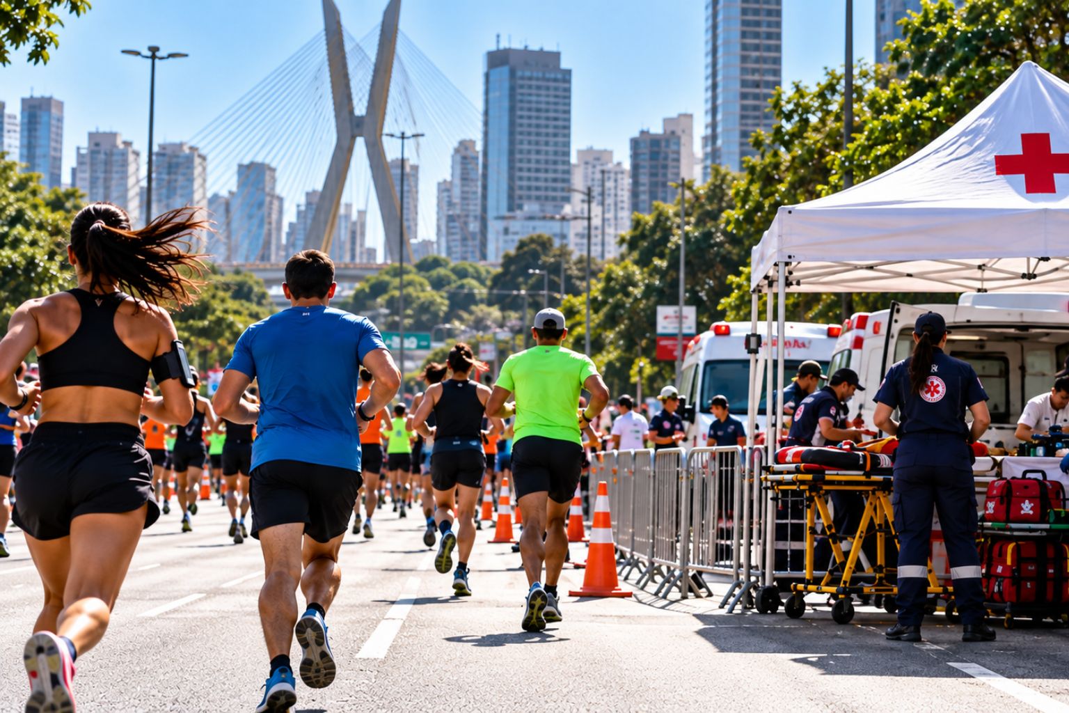 Prefeitura de São Paulo cria protocolo para corridas de rua com socorro em até 3 minutos e regras contra calor extremo
