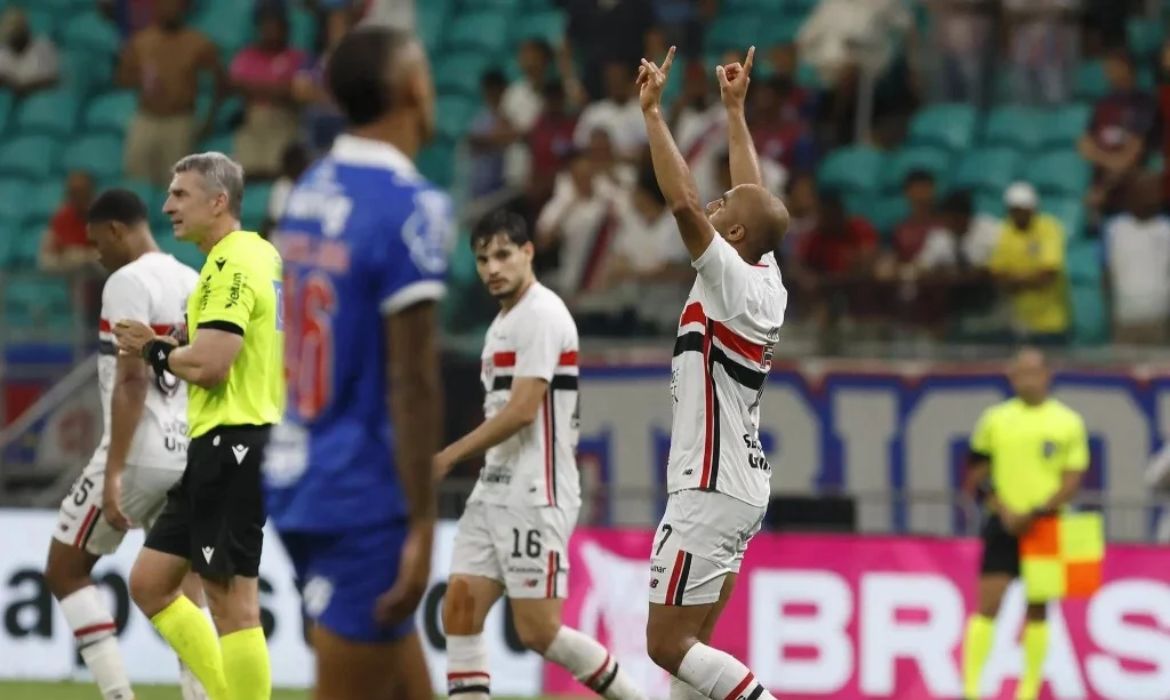So Paulo perde para o Bahia por 3 a 2 e amplia jejum fora de casa